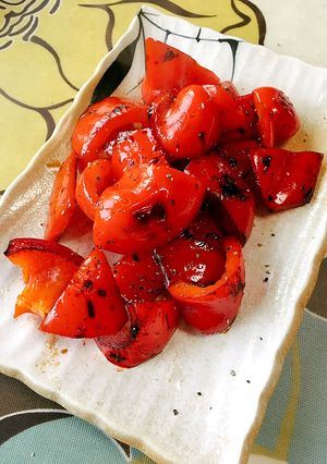 パプリカのオイスター焼き♪すぐできる!-レシピのメイン写真