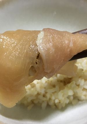【山わさレシピ】山わさびご飯on生ハム-レシピのメイン写真