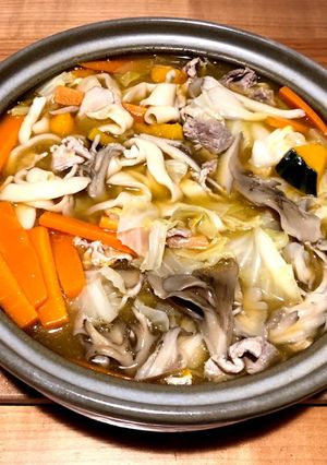 ほうとう鍋-レシピのメイン写真