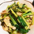 簡単!小松菜と鶏皮ポン酢