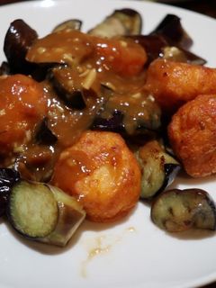 からあげクンを使ったなすの炒め物-レシピのメイン写真