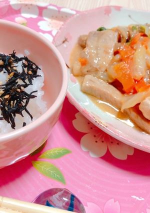 簡単◎豚ステーキのバター醤油炒め-レシピのメイン写真