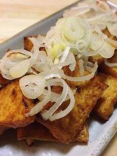 簡単おつまみ☆厚揚げのしょうが焼き-レシピのメイン写真