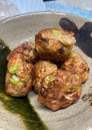 ひき肉の野菜よせ揚げ-レシピのメイン写真
