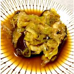 รูปของ 簡単ナスのおろしのせ♩