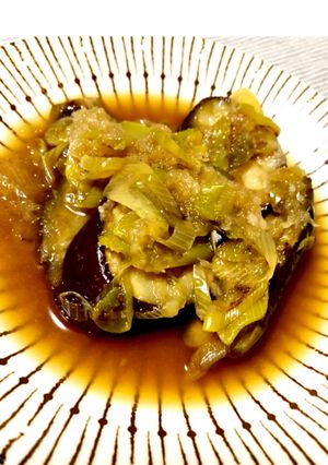簡単ナスのおろしのせ♩-レシピのメイン写真