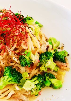 桜海老とブロッコリーのオイルパスタ-レシピのメイン写真