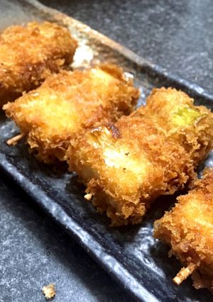 爪楊枝で作るウィンナーとネギのミニ串カツ-レシピのメイン写真
