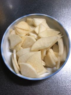簡単、大量消費、大根スライスの漬物。-レシピのメイン写真