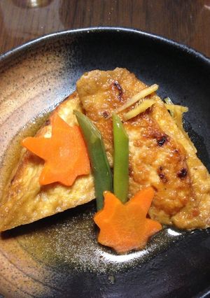 厚揚げの肉詰め煮.｡oO-レシピのメイン写真