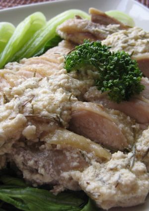 鶏肉のハーブヨーグルト蒸し焼き-レシピのメイン写真
