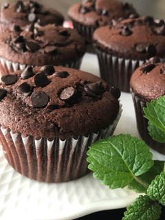 バター不使用、オイルで濃厚チョコマフィン-レシピのメイン写真