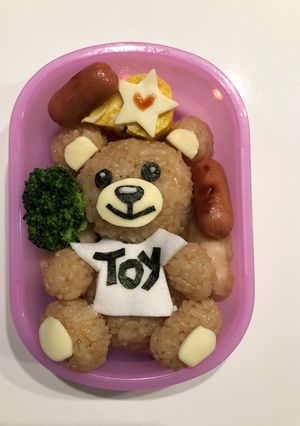 キャラ弁 モスキーノベア お弁当♡-レシピのメイン写真