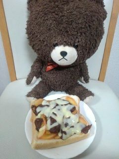 林檎とチョコのシナモントースト-レシピのメイン写真