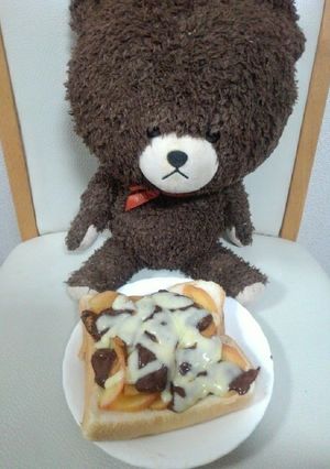 林檎とチョコのシナモントースト-レシピのメイン写真