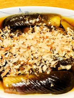 レンジで3分!ナスの煮浸し-レシピのメイン写真