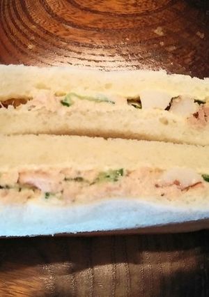 ツナときゅうりとちくわのサンドイッチ-レシピのメイン写真