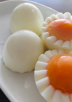 お弁当の中に華やかゆで卵-レシピのメイン写真