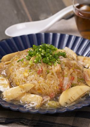 たけのこのかに風味あんかけチャーハン☆-レシピのメイン写真