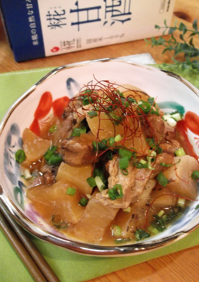 豚軟骨と大根の甘酒醤油煮-レシピのメイン写真
