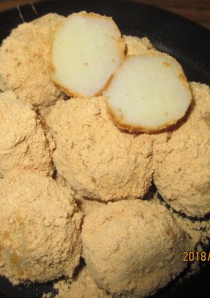 黄粉でおやつ里芋-レシピのメイン写真