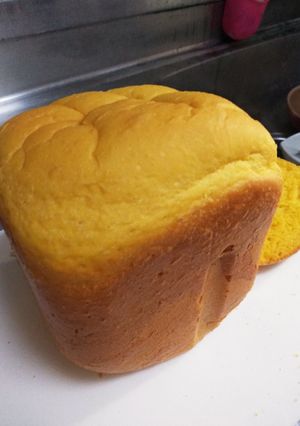 HBで！たっぷりかぼちゃ早焼き食パン-レシピのメイン写真