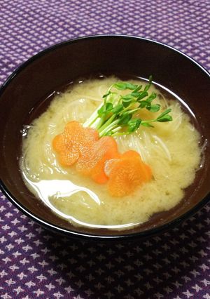 大根ヌードル！？のお味噌汁♪-レシピのメイン写真