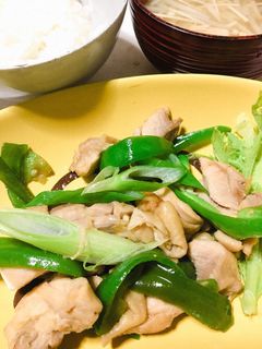 鶏モモ肉とピーマンの生姜焼き-レシピのメイン写真