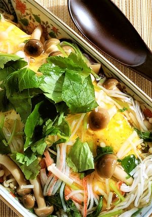 茸たっぷり＊和風あんかけオムライス-レシピのメイン写真
