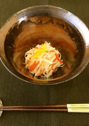 金時にんじんと大根の紅白なます-レシピのメイン写真