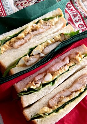 照り焼きチキンサンド-レシピのメイン写真