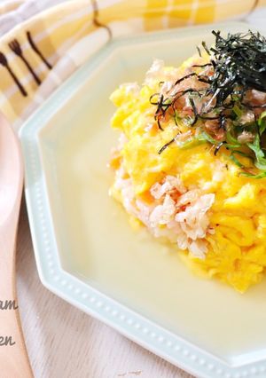 おかかたっぷり！和風あんかけオムライス-レシピのメイン写真