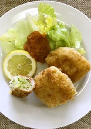 きゃべつとんかつ★トマトソースをかけます-レシピのメイン写真