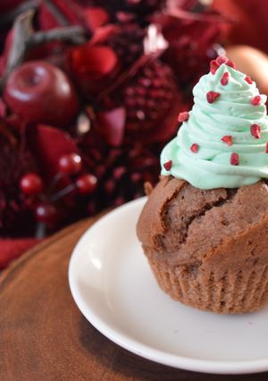 親子で作る！クリスマスカップケーキ-レシピのメイン写真