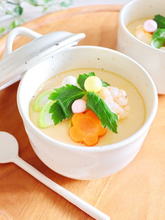 オーブンで失敗なし!プルプル茶碗蒸し-レシピのメイン写真