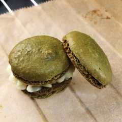 รูปของ 抹茶マカロン〜ホワイトチョコガナッシュ〜