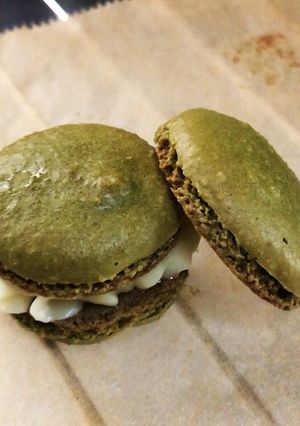 抹茶マカロン〜ホワイトチョコガナッシュ〜-レシピのメイン写真