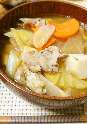 料理初心者さんに贈る美味しい豚汁の作り方-レシピのメイン写真