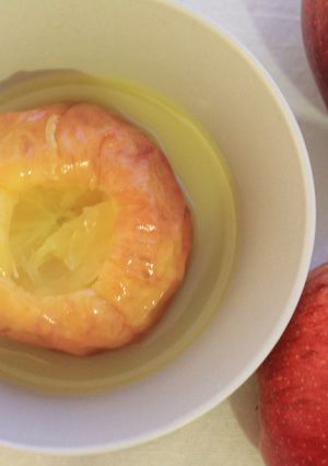 レンジで焼きリンゴ-レシピのメイン写真