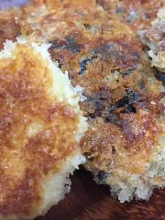 初めてパパの「余った刺身で揚げ焼きカツ」-レシピのメイン写真