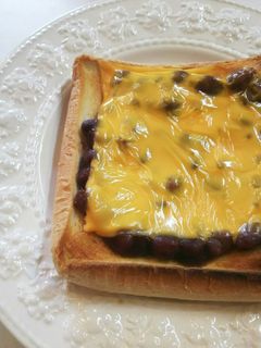 あんこ(小豆) チーズ トースト-レシピのメイン写真