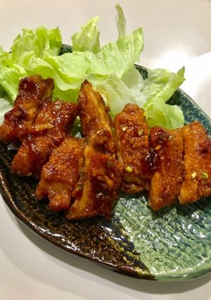 コンビニチキンの甘辛炒め-レシピのメイン写真