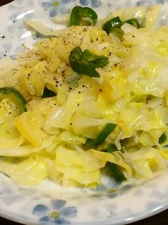 キャベツの塩レモン炒め-レシピのメイン写真
