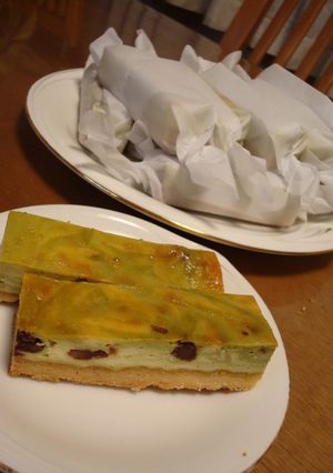 宇治金時チーズケーキ-レシピのメイン写真