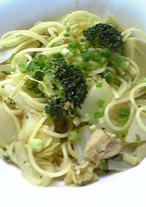 味噌クリームカレー風味スープスパ-レシピのメイン写真