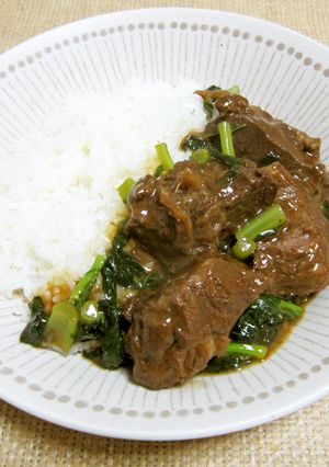 牛肉あんかけご飯(红烧牛肉烩饭)-レシピのメイン写真