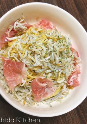 生ハムとしらすのパスタ-レシピのメイン写真