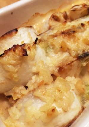 蕪の味噌マヨソース焼き-レシピのメイン写真