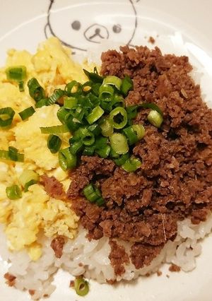 え、砂肝？！のそぼろ丼-レシピのメイン写真