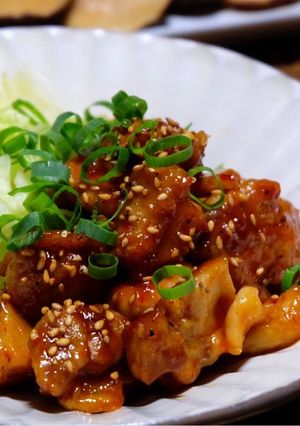揚げない 甘辛病みつき！ヤンニョムチキン-レシピのメイン写真